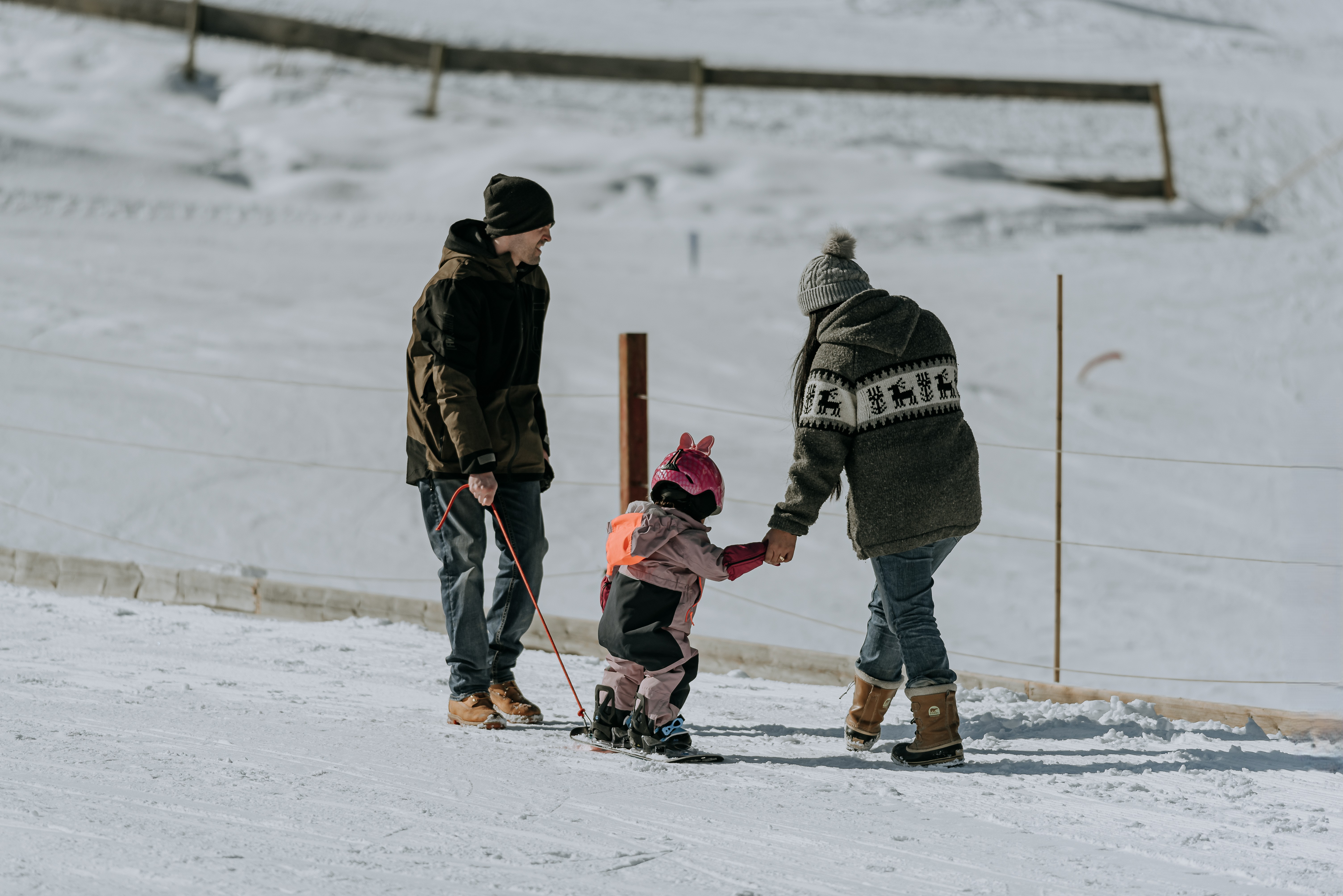 Family Half Day Private Snowboard Lesson