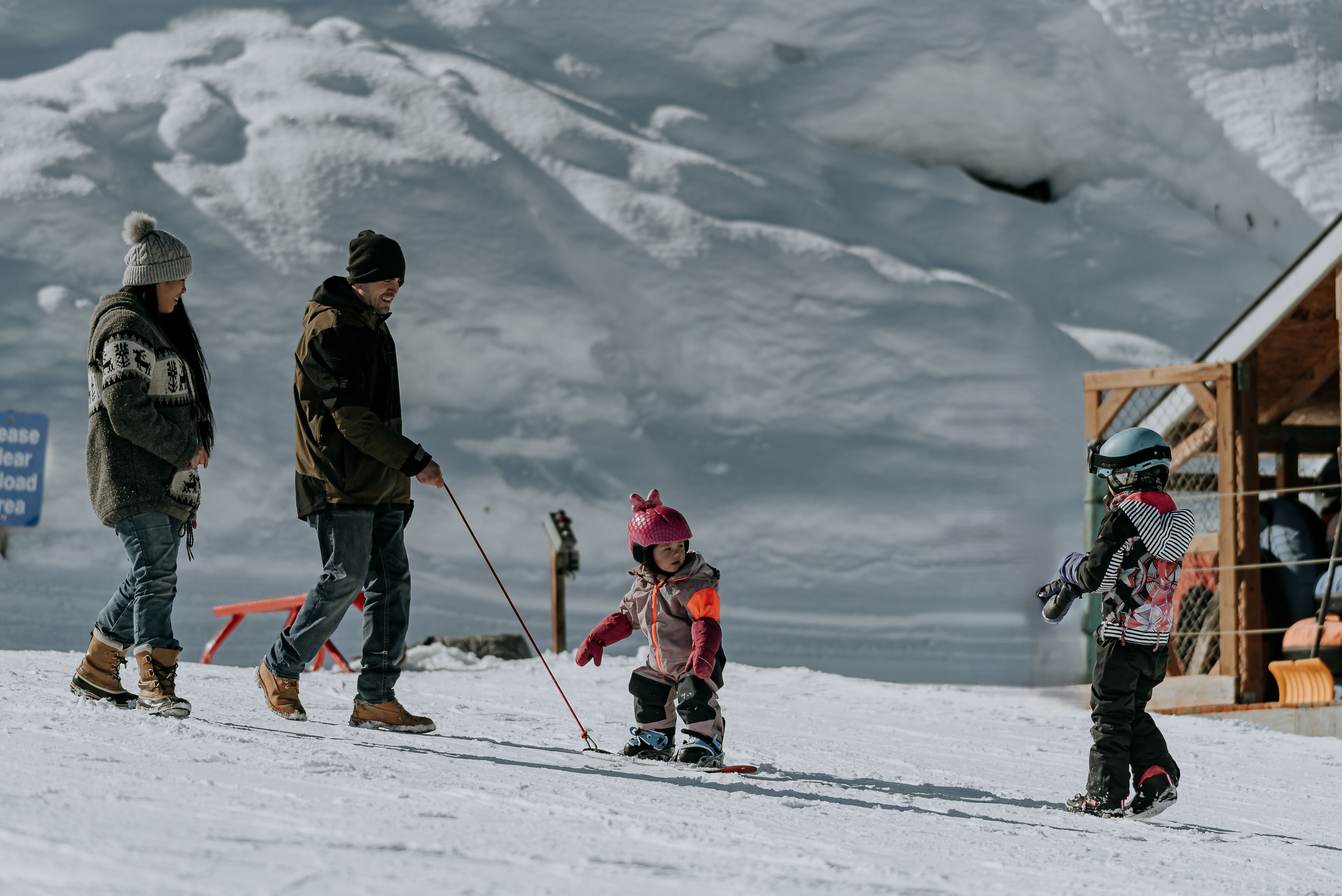 Family Full Day Private Snowboard Lesson